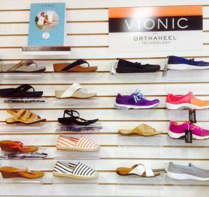 We have the largest selection of Vionic footwear on the Treasure Coast