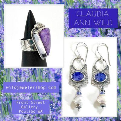 Claudia Ann Wild is a Silversmith, Designer and Jeweler here at the gallery.