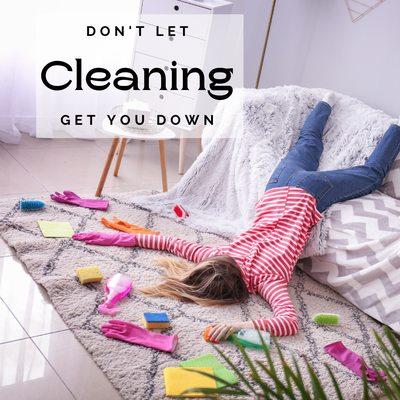 Don't let Cleaning get You Down!  Call Caravel Cleaning Company - we'll rescue you!