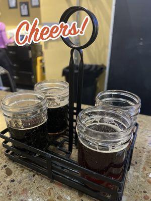 Nice beer flight! Excellent beer.