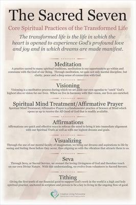 The Sacred 7 Spiritual Practices