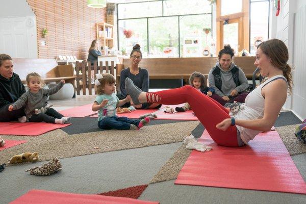 Exploring yoga through poses and movement with Buddha Belly Kids Yoga