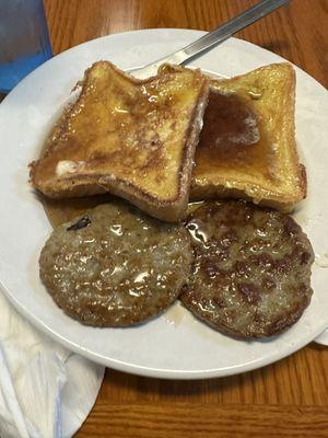 French Toast 2Pieces Sausage Patties