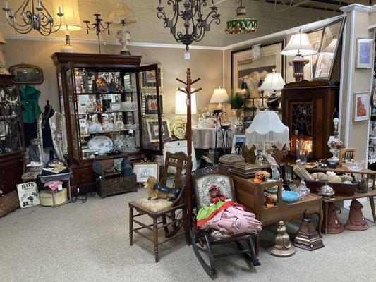 Antiques and home decor galore