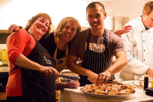 My bestest customers and my fave co-chef, Stanley Lui.