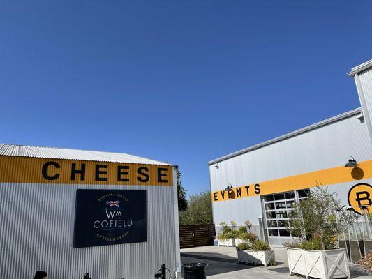 Exterior of Wm Cofield Cheesemakers at the Barlow in Sebastopol.