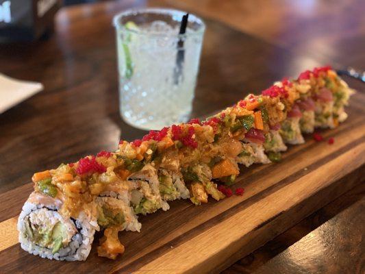 TNT  roll and a margarita by Marcos