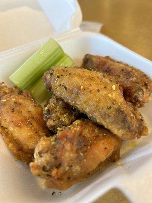 Lemon pepper wings- all flat