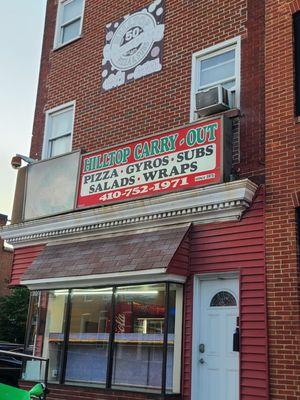 Hilltop Carryout on Fort Ave. in Baltimore, Md.