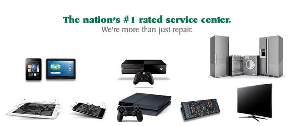 The Lifetime Service Center repairs everything from tablets to TV's. Carry in or in home repairs. We've got you covered.