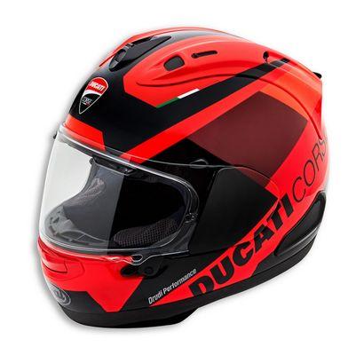 This helmet is made by Arai and is their Corsair X. What is so great about AMS is they specify the Arai helmet that it is comparable to