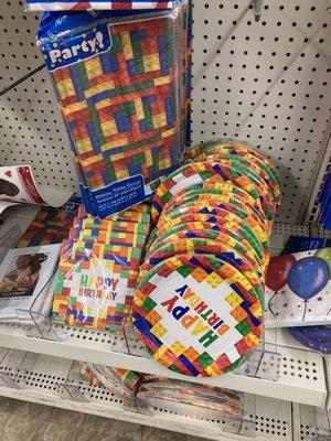 Lego birthday supplies