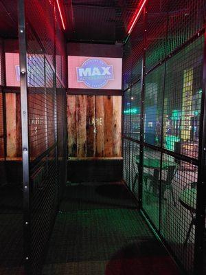 Axe throwing lane