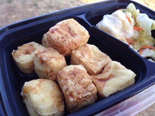 Deep fried stinky tofu