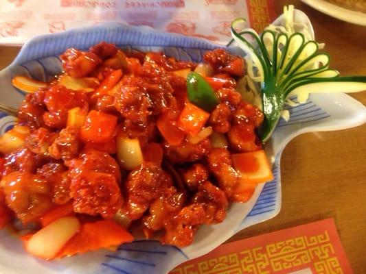 Sweet and sour chicken