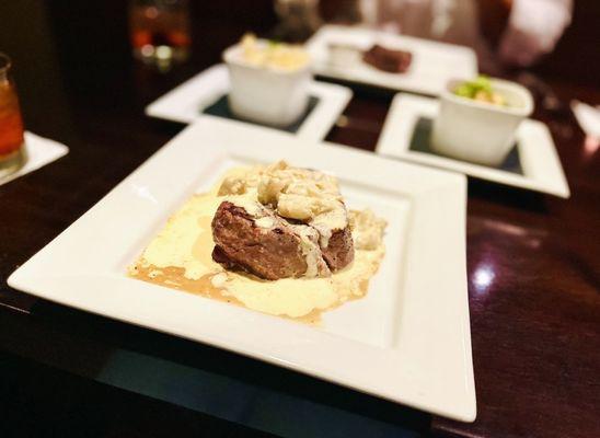 oz Filet Mignon with Crab