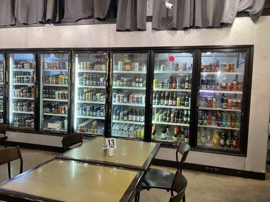 Interior - beer fridges