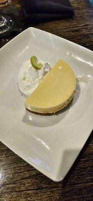 Key lime pie. Very good