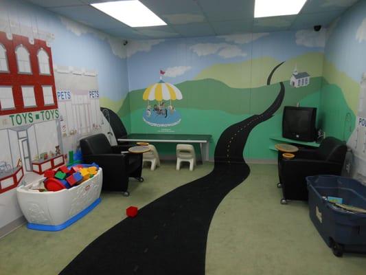 One of our 2 specially-designed children's playrooms