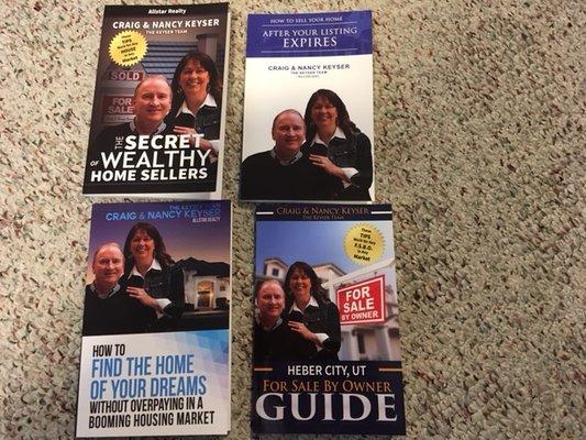 Keyser Team Books on  Real Estate Secrets and Tips.