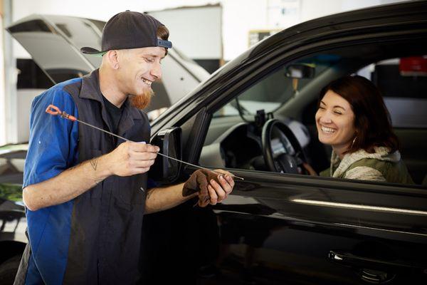 Oil change takes only 15min and you don't need an appointment!