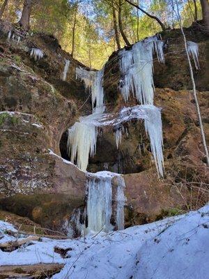 Dramatic ice during the winter