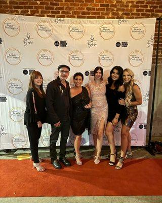 Award winning stylists Mary Harris and team, at the Tennessee Professional Beauty Awards 2024