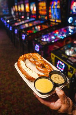 The Bavarian Pretzel for the pinball wizard