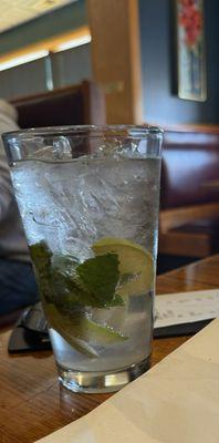 Club soda? AKA their seasonal mojito.