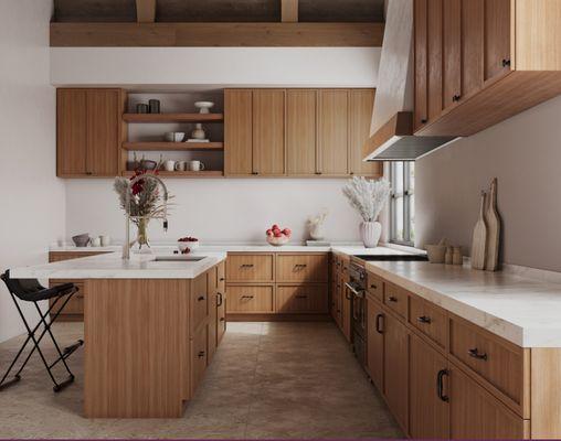 Kitchen cabinets