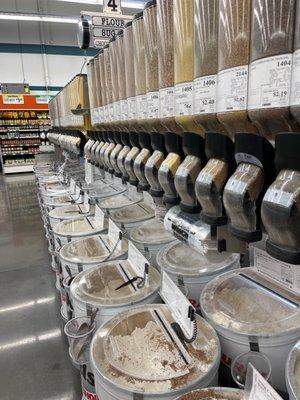 Obsessed with these food bins! So many lovely smoothie ingredients!