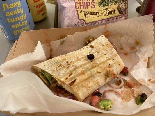 Black bean Salsa Wrap