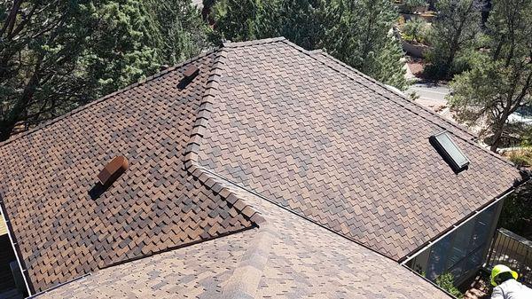 New shingle roof