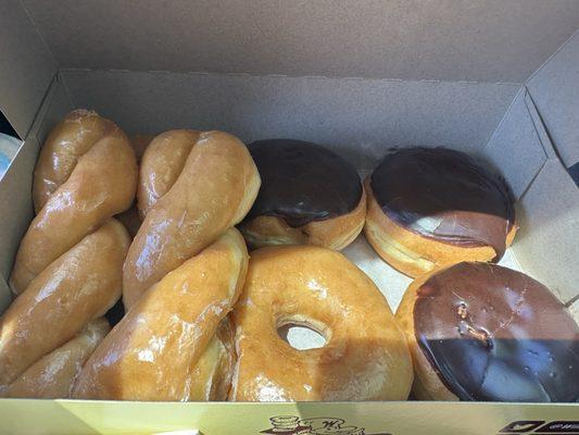 Half a dozen plus one donuts