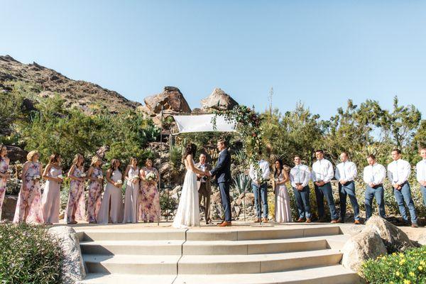 One of our favorite *secret* wedding locations in the desert.