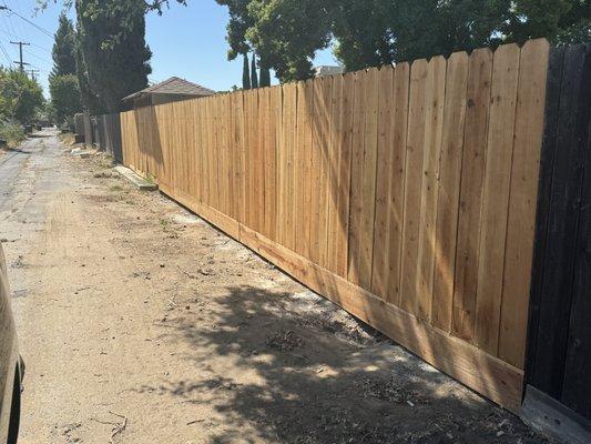 New fence install by Local Hero Home Services