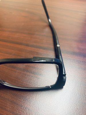 My broken frames less than two months old and having already been replaced once