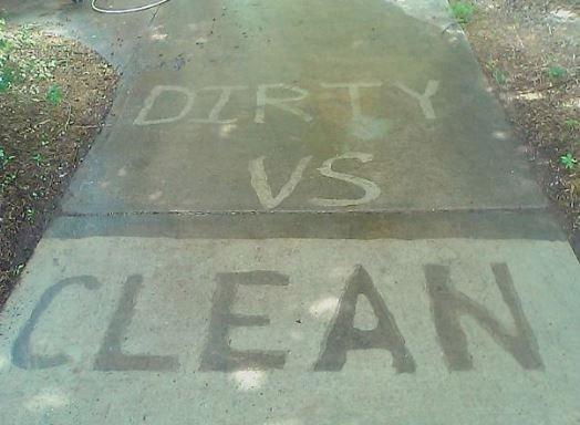 Sidewalk Pressure Washing