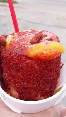 Up close of the mangonada