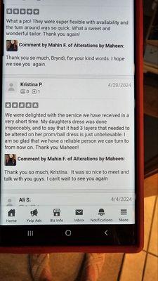 Removed review by Yelp from my page