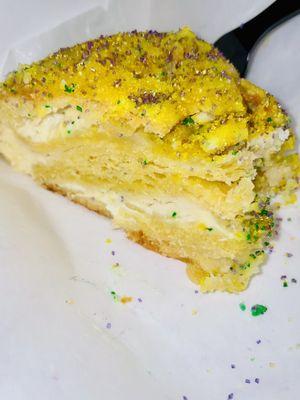 Cream cheese king cake