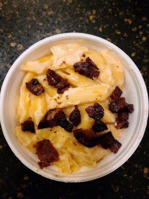 Mac n cheese with bacon