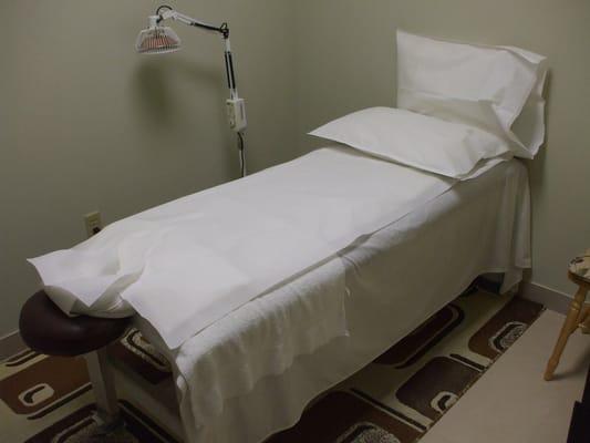 Private, Clean and hygenic therapy rooms