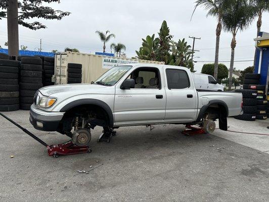 My truck when I was there.