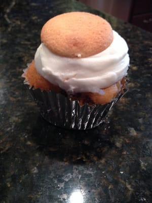 Banana pudding cupcake