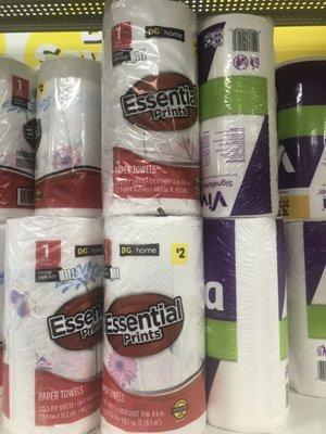 Paper towels in stock.