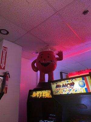 Kool-Aid man, a bit ominous!