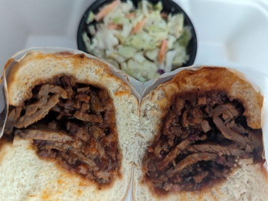 Brisket sandwich