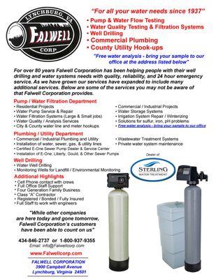 Scope and Variety of Falwell Services