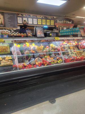 Deli counter.